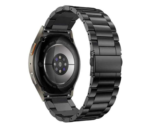 TECH-PROTECT Stainless do Galaxy Watch 4 / 5 / 5 Pro / 6 / 7 / FE Black - 1290131 - zdjęcie 2